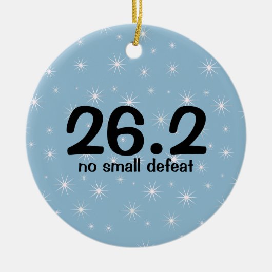 Ornement du marathonien 26,2 (Devant)