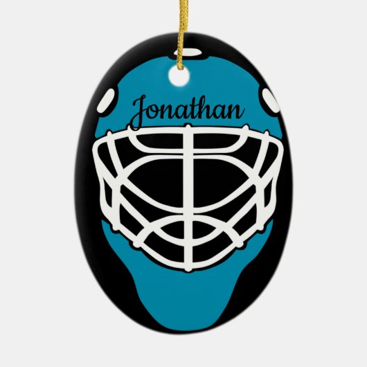 Ornement du masque de hockey (Devant)