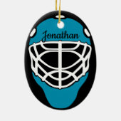 Ornement du masque de hockey (Dos)