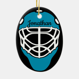 Ornement du masque de hockey