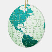 Ornement du monde de casse-tête (Gauche)