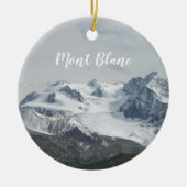 Ornement du Mont-Blanc enneigé (Devant)
