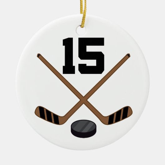 Ornement du numéro 15 du Jersey de joueur de (Devant)