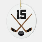 Ornement du numéro 15 du Jersey de joueur de (Gauche)