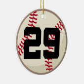 Ornement du numéro 29 de joueur de baseball (Droite)