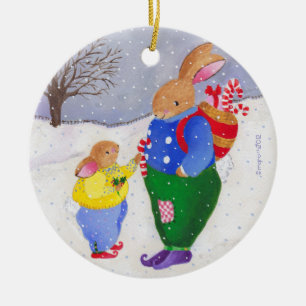 Ornement du panier de Noël