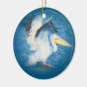 ornement du pélican 17 d'aquarelle (Gauche)