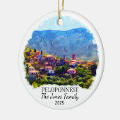 Ornement du Péloponnèse personnalisé, Grèce (Gauche)