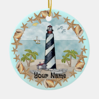 Ornement du phare de Florida Shells