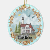 Ornement du phare de l'Illinois Shells (Gauche)