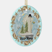 Ornement du phare de New Jersey Shells (Droite)