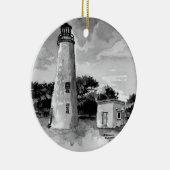 Ornement du phare d'Ocracoke Island (Droite)