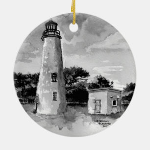 Ornement du phare d'Ocracoke Island