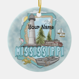 Ornement du phare du Mississippi