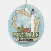 Ornement du phare du Wisconsin (Gauche)
