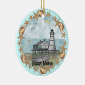 Ornement du phare Louisiana Shells (Droite)