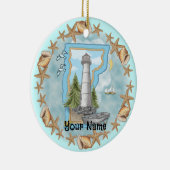 Ornement du phare Vermont Shells (Droite)