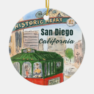 Ornement du quartier Gaslamp de San Diego