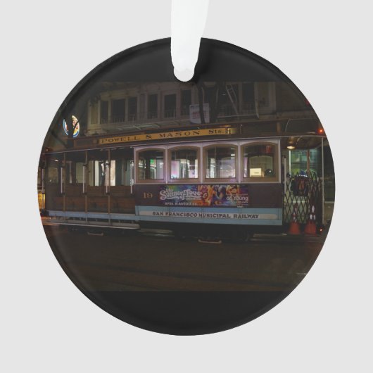 Ornement du téléphérique de San Francisco (devant)