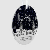 Ornement du village de Noël (devant)