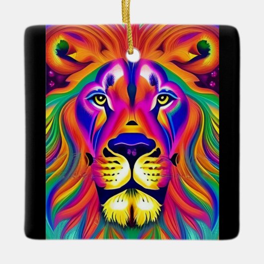 ornement du visage de lion (Devant)