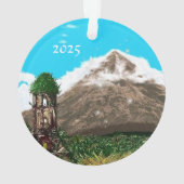 Ornement du volcan Mayon (dos)