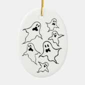 Ornement Éffrayant d'Halloween Ghosts (Devant)