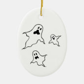 Ornement Éffrayant d'Halloween Ghosts (Devant)