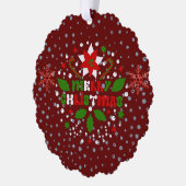 Ornement élégant de Noël (Gauche)