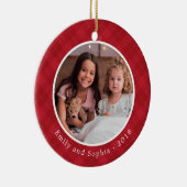 Ornement élégant de photo de vacances de joie (Droite)