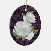 Ornement élégant de rose blanc (Droite)