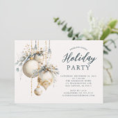 Ornement élégant Fête Invitation (Debout devant)