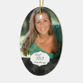 Ornement élégant noir de photo d'obtention du (Gauche)