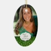 Ornement élégant vert de photo d'obtention du (Droite)