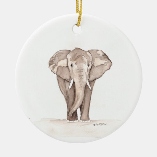 ornement éléphant (Devant)