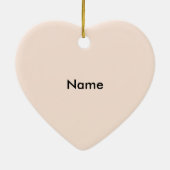 Ornement éléphant bébé jaune  (Dos)