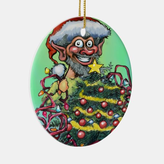 Ornement Elf w Tree (Droite)