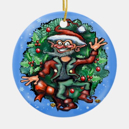 Ornement Elf Wreath (Devant)