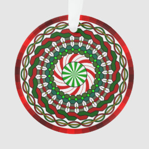 Ornement en acrylique Couleurs de Noël