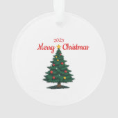 Ornement en acrylique personnalisé pour Golden Ret (dos)