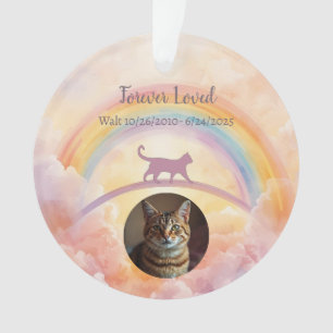 Ornement en acrylique pour mémorial de chat Pont A