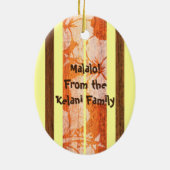 Ornement en bois de planche de surf de Faux (Dos)