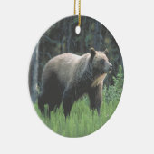 Ornement en bois d'ours gris (Droite)