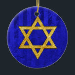 Ornement En Céramique חֲנֻכָּה de Chanukah Hanoukka<br><div class="desc">Ornement de חֲנֻכָּה de Chanukah Hanoukka</div>