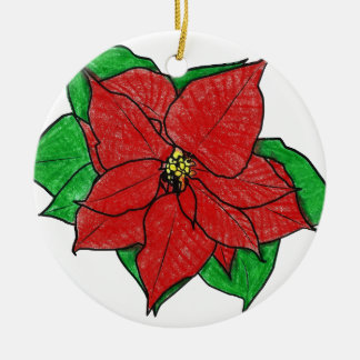 Ornement En Céramique 0043 poinsettia No1.png