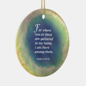 Ornement En Céramique 18h20 de Matthew (Droite)