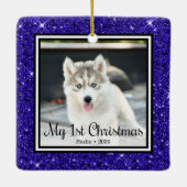 Ornement En Céramique 1er Noël 2 photo de la marionnette (Dos)