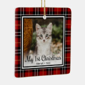 Ornement En Céramique 1er Noël des chatons (Droite)