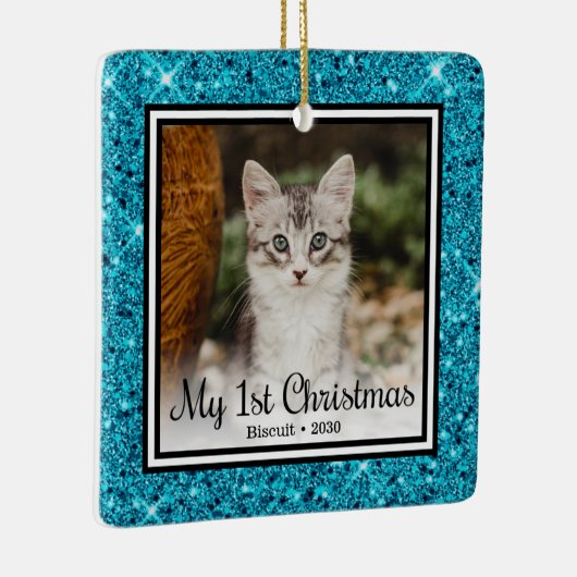 Ornement En Céramique 1er Noël des chatons (Droite)