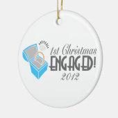 Ornement En Céramique 1er Noël Engagé Ornament (Gauche)